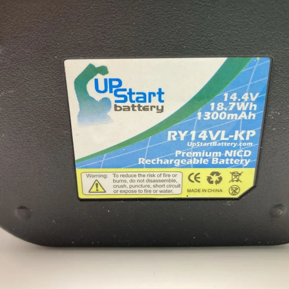 Upstart Rechargeable Battery Replacement 14.4 V RY14VL-KP Tested & Works NICD